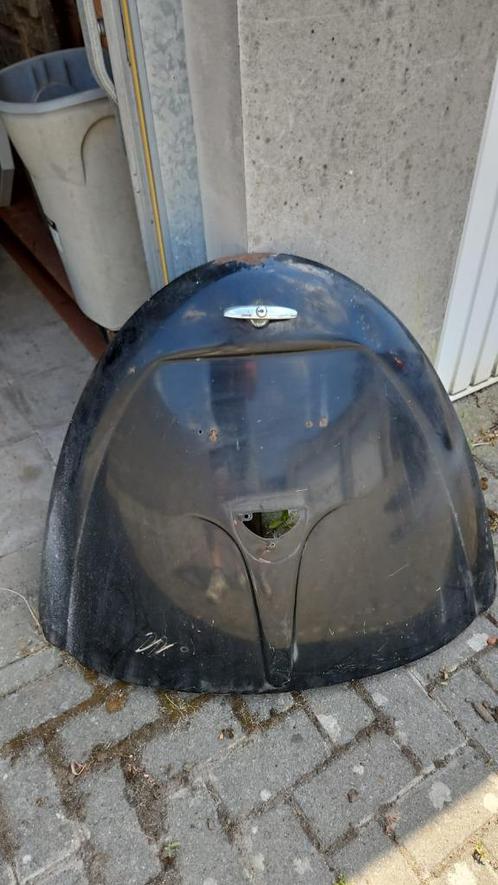 VW Kever Lange semi "W" motorklep '57 tot '63. ZWART, Auto-onderdelen, Carrosserie, Motorkap, Oldtimer onderdelen, Volkswagen
