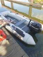 Beekman met 9.9pk Merciry, Watersport en Boten, Rubberboten, Zo goed als nieuw, Hout, Benzine, Minder dan 70 pk