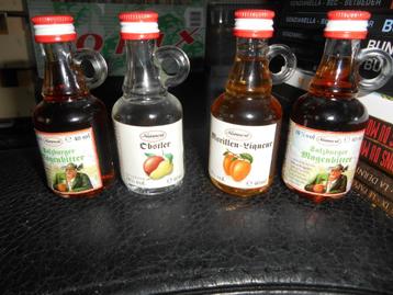 Lot de 4 mignonettes alcool Nannerl 40ML, Enlèvement ou Envoi