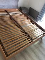 Lit 2 personnes avec matelas et sommier 160/200, Huis en Inrichting, Slaapkamer | Matrassen en Bedbodems, Ophalen, Gebruikt, Bedbodem