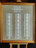 Prachtig prikbord, zeer geschikt voor tafelverdelingen, Antiek en Kunst, Ophalen of Verzenden