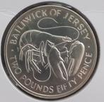 Jersey 2,5 pond 1972 (zilver), Verzenden, Bulgarije, Zilver