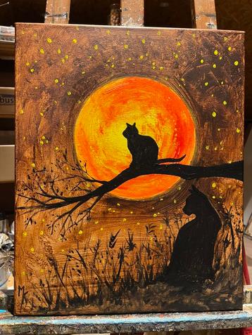 Kunst schilderij katten Mk Art beschikbaar voor biedingen