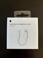 Originele Apple adapter - Lightning to headphone, Comme neuf, Enlèvement ou Envoi