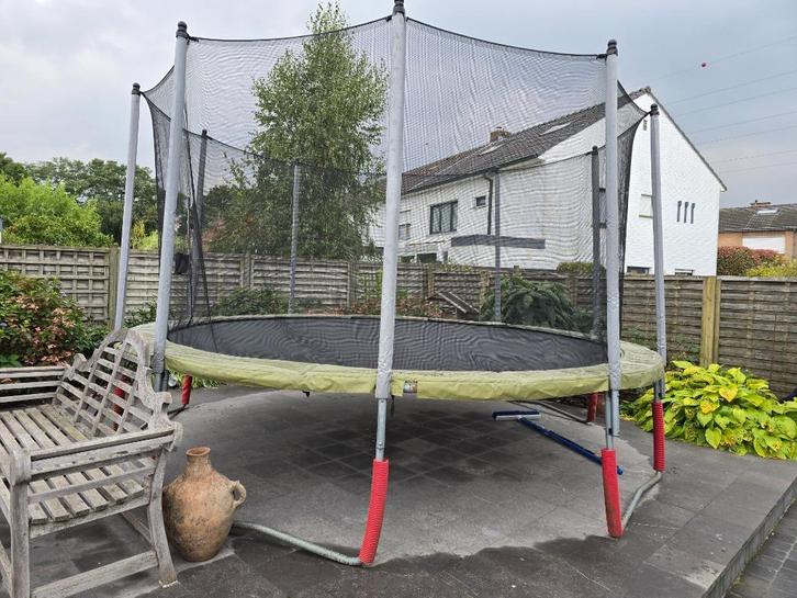 Trampoline Domyos Essential 420 Decathlon, Kinderen en Baby's, Speelgoed | Buiten | Trampolines, Gebruikt, Ophalen