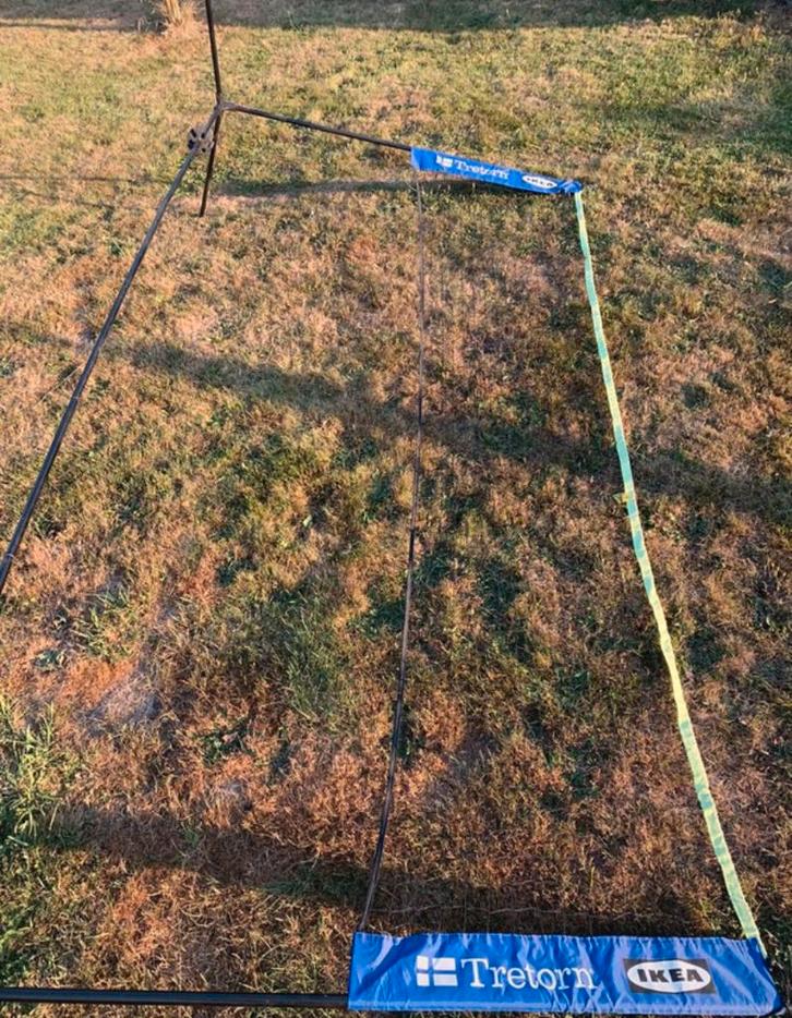 Net met staanders, Sport en Fitness, Volleybal, Zo goed als nieuw, Overige typen, Ophalen of Verzenden