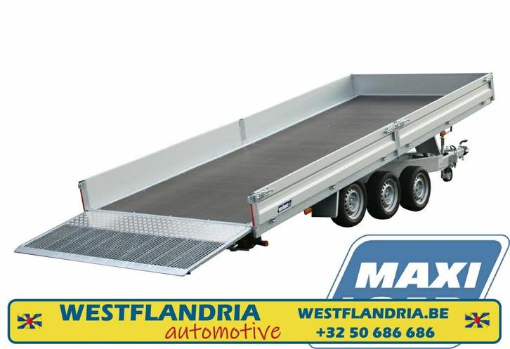 Kantelbare transporter met bladveren 520*210cm, Auto's, Bestelwagens en Lichte vracht, Bedrijf, Te koop, Fiat, Ophalen