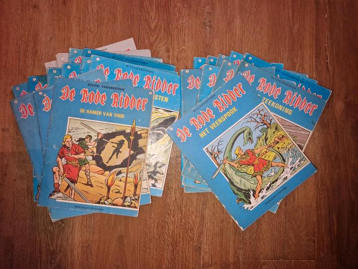 de rode ridder verschillende strips 1ste druk’s en herdruks, Boeken, Stripverhalen, Gelezen, Meerdere stripboeken, Ophalen of Verzenden