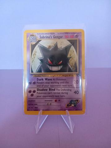 Pokemon/ Sabrina's Gengar #29 - Rare, Hobby en Vrije tijd, Verzamelkaartspellen | Pokémon, Ophalen of Verzenden, Gebruikt, Losse kaart
