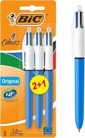 BIC 4 couleurs originales LIVRAISON RAPIDE ET GRATUITE, Envoi, Neuf, Autres types
