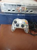 Xbox original crystal, Games en Spelcomputers, Ophalen of Verzenden, Zo goed als nieuw, Met 1 controller, Crystal/doorzichtig