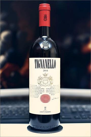 Gesloten kist Tignanello 2016 in klimaatkast bewaard, Enlèvement, Comme neuf