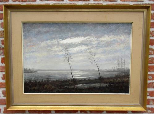 Albert Van Hecke ( 1909 - 1993 ) Langsheen de Schelde 1971, Antiek en Kunst, Kunst | Schilderijen | Klassiek, Ophalen