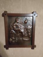 Frame met laag reliëf in rood koper met reliëf 10€/P, Antiek en Kunst, Ophalen of Verzenden, Koper