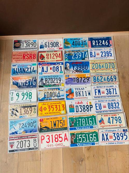 Amerikaanse nummerplaten, Verzamelen, Automerken, Motoren en Formule 1, Gebruikt, Auto's, Ophalen of Verzenden
