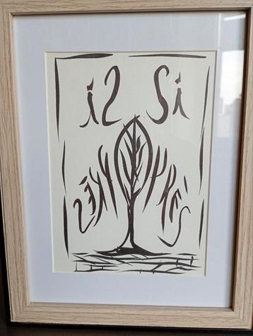 Pierre alechinsky genummerde lithografie  beschikbaar voor biedingen