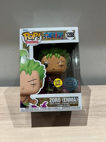 One Piece funko POP! Zoro Enma Exclusive #1288 GLOW in Dark beschikbaar voor biedingen