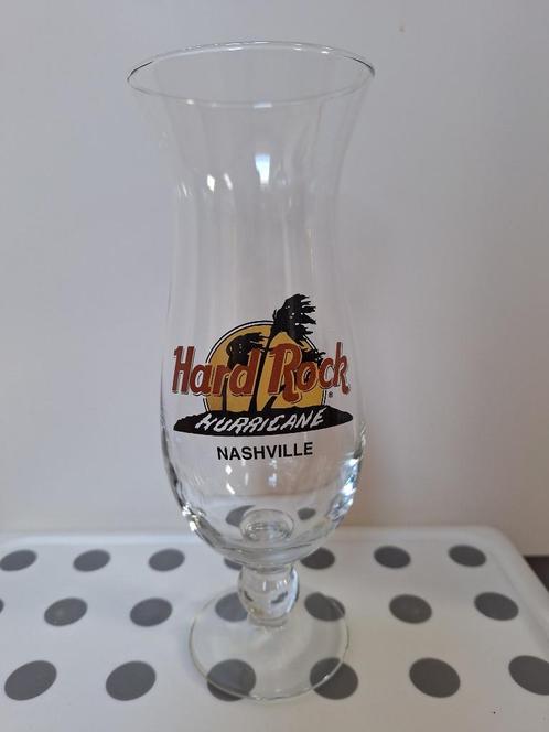 Hard Rock Cafe Hurricane Glass uit Nashville, Verzamelen, Glas en Drinkglazen, Zo goed als nieuw, Overige typen, Ophalen