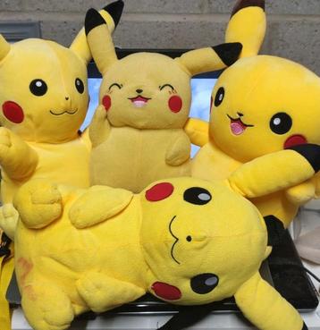 4 Pokemon Pikachu knuffels, Enlèvement ou Envoi, Comme neuf