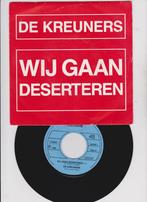 De Kreuners – Wij Gaan Deserteren  1986  New Wave  pop rock, Comme neuf, 7 pouces, Pop, Enlèvement ou Envoi
