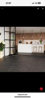 Vloertegel zwart, Huis en Inrichting, Stoffering | Vloerbedekking, Ophalen, Zwart, Overige typen, Nieuw