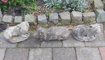 Beeld beelden betonnen beelden betonnen varkens  beschikbaar voor biedingen
