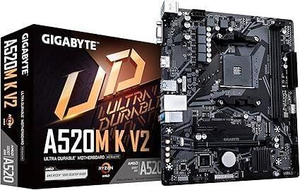Gigabyte AMD A520 duurzaam moederbord | GRATIS LEVERING, Computers en Software, Moederborden, Nieuw, AMD, DDR4, Verzenden