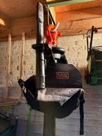 Bladblazer/zuiger, Tuin en Terras, Bladblazers, Ophalen, Gebruikt, Ruggedragen, Black&decker