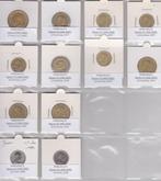 Set van 21 munten van Monaco: oude en nieuwe frank, Postzegels en Munten, Ophalen of Verzenden, Overige landen, Losse munt
