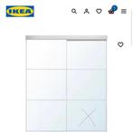 Combinaison de portes coulissantes Ikea AULI, Comme neuf, Enlèvement, Verre