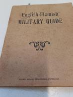 militaria ww1 military guide english flemish 30 pages, Verzamelen, Overige soorten, Ophalen of Verzenden