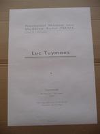 LUC TUYMANS, zeldzame affiche, PMMK OOSTENDE 1990, Antiek en Kunst, Ophalen of Verzenden