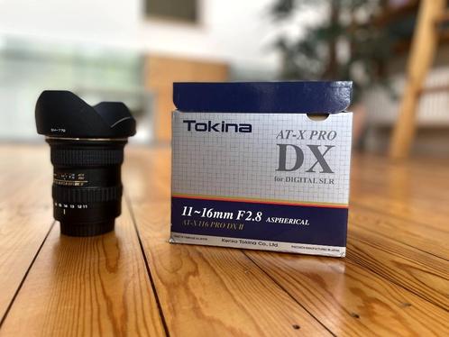 Tokina AT-X 116 PRO DX-II 11-16mm f/2.8 Lens voor Canon, Audio, Tv en Foto, Foto | Lenzen en Objectieven, Zo goed als nieuw, Groothoeklens