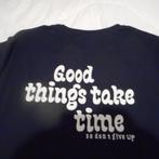 t shirt xxl print op rugzijde, Kleding | Dames, T-shirts, ANDERE, Blauw, Maat 46/48 (XL) of groter, Ophalen of Verzenden