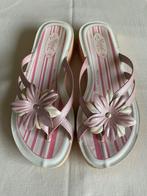 Witroze slippers met bloem maat 38, ANDERE, Rose, Enlèvement, Porté