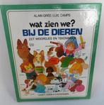 Wat zien we ? Bij de dieren 227 woordjes en, Gelezen, Jongen of Meisje, Ophalen of Verzenden, Alain Grée Luis Camps