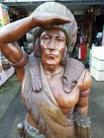Houten Indiaan, Antiek en Kunst, Kunst | Beelden en Houtsnijwerken, Ophalen