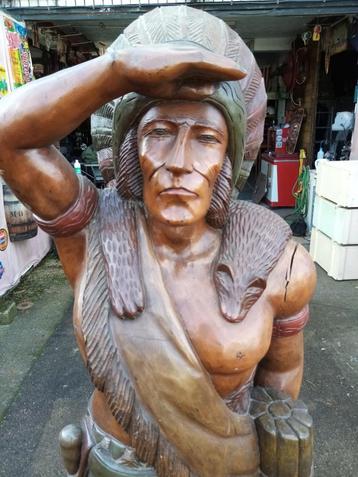 Houten Indiaan  beschikbaar voor biedingen