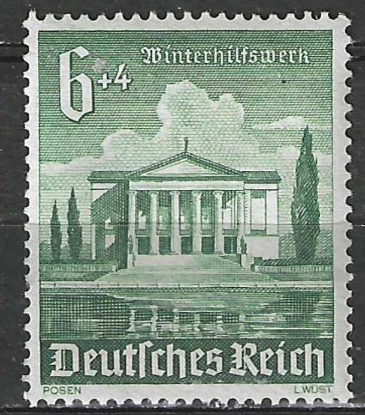 Duitsland 1940 - Yvert 678 - Theater van Posen (PF), Postzegels en Munten, Postzegels | Europa | Duitsland, Verzenden