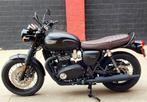 Triumph Bonneville T120 Jet Black 4800 km met VELE extra's, Motos, Motos | Triumph, Autre, Particulier, 2 cylindres, 1200 cm³