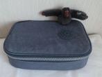 Kipling extra grote pennenetui 100 pennen blauwgrijs, Ophalen of Verzenden, Gebruikt
