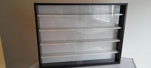 VITRINE A SUSPENDRE NOIRE, Huis en Inrichting, Kasten | Vitrinekasten, Zo goed als nieuw, Minder dan 100 cm, 50 tot 100 cm, Minder dan 25 cm