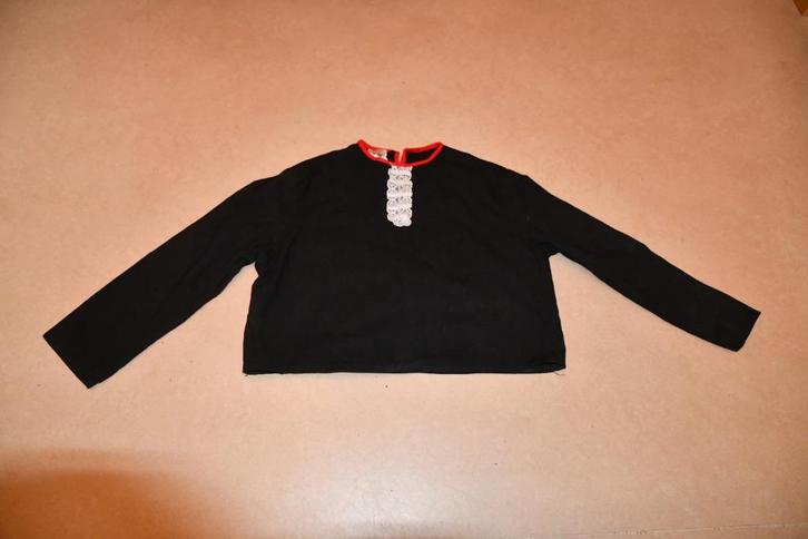 Zwart kinderhemdje - Texas Rangers - 122-124, Kinderen en Baby's, Kinderkleding | Maat 122, Gebruikt, Jongen of Meisje, Overhemd of Blouse