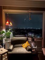 BEWEGEN! Sofa/fauteuil/poef set (4 stuks) 50€, Ophalen, Gebruikt, Stof, Vintage rétro