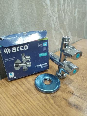 Arco Combi dubbele wasmachinebolkraan met terugslagklep  beschikbaar voor biedingen