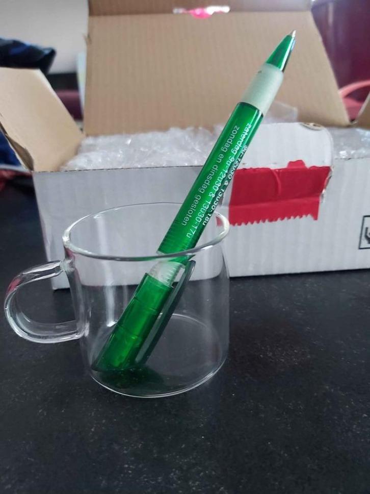 Espresso kopjes, hittebestendig glas, NIEUW, in de doos, Huis en Inrichting, Keuken | Servies, Nieuw, Kop(pen) en/of Schotel(s)