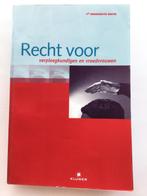 Studieboek "Recht voor verpleegkundigen en vroedvrouwen", Boeken, Ophalen of Verzenden