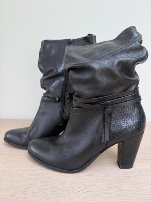 Dameslaarzen SPM zwart (maat 42), Kleding | Dames, Schoenen, Zo goed als nieuw, Lage of Enkellaarzen, Zwart, Ophalen of Verzenden