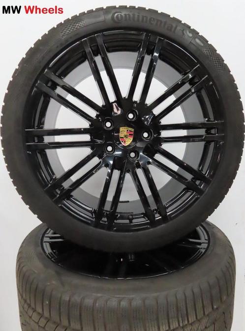 Porsche 21 inch Origineel velgen Cayenne Turbo winterbanden, Auto-onderdelen, Banden en Velgen, Banden en Velgen, Winterbanden