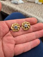 Vintage vergulde bloem oorbellen, Enlèvement ou Envoi